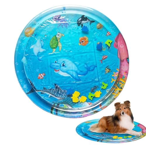 Lunaobrik Sensorische Wasserspielmatte für Katzen, komfortabel, sensorische Wassermatte, tragbar, niedlich, interaktives Spielzeug für Hunde, Katzen, Welpen, Kätzchen Lunaobrik Sensorische Wasserspielmatte für Katzen, komfortabel, sensorische Wassermatte, tragbar, niedlich, interaktives Spielzeug für Hunde, Katzen, Welpen, Kätzchen von Lunaobrik