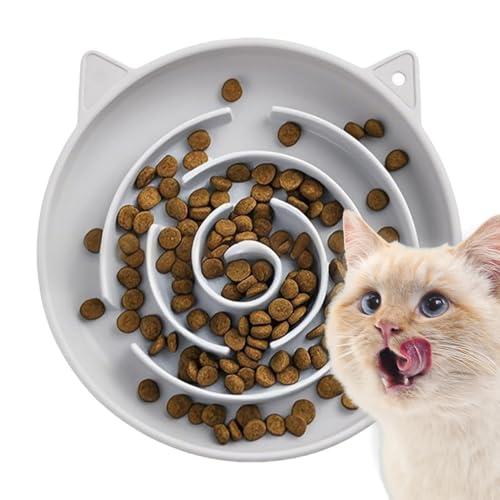 Lunaobrik Slow Feeder Katzenschüssel | Futterspiel Für Trocken- & Nassfutter Mit Verlangsamter Fütterung | Silikon Napf mit Auslaufsicherung für Kleine Mittelgroße & Große Tiere zur Gesunden Ernährung Lunaobrik Slow Feeder Katzenschüssel | Futterspiel Für Trocken- & Nassfutter Mit Verlangsamter Fütterung | Silikon Napf mit Auslaufsicherung für Kleine Mittelgroße & Große Tiere zur Gesunden Ernährung von Lunaobrik