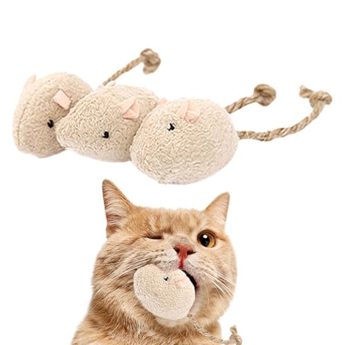 Lunaobrik Spielzeug für Katzen aus Plüschtieren, Kauspielzeug, Katzenminze, Katzenspielzeug, Katzenspielzeug, 3 x Funny Moving Impieted Tier, Anreicherungswerkzeug gefüllt Karton Lunaobrik Spielzeug für Katzen aus Plüschtieren, Kauspielzeug, Katzenminze, Katzenspielzeug, Katzenspielzeug, 3 x Funny Moving Impieted Tier, Anreicherungswerkzeug gefüllt Karton von Lunaobrik