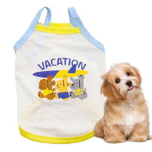 Lunaobrik Süße Hundekleidung, Hundekleidung - Haustierkleidung für kleine Hunde - Ärmellose süße dehnbare, weiche kühlende Katzenkleidung für Strandcamping -Wanderausbildung Geburtstagssportsportarten Lunaobrik Süße Hundekleidung, Hundekleidung - Haustierkleidung für kleine Hunde - Ärmellose süße dehnbare, weiche kühlende Katzenkleidung für Strandcamping -Wanderausbildung Geburtstagssportsportarten von Lunaobrik