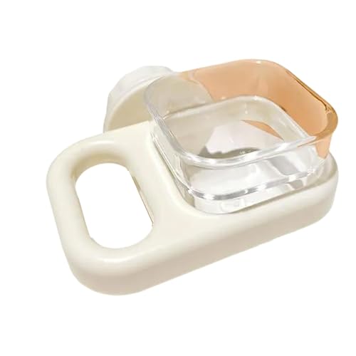 Lunaobrik Vogelfutterschale, Vogelkäfig -Feeder - Transparente -Feeder Anti-Tip | Haustierwasserer, Wasserversorgung, Wasserschalen mit Klemme für Cockatiels Lovebird Chinchilla von Lunaobrik
