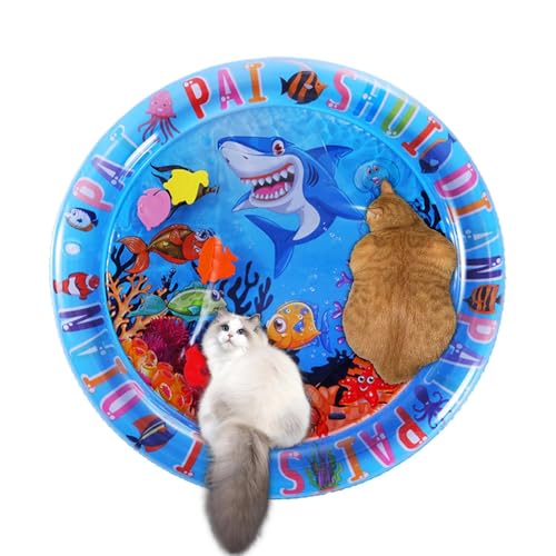 Lunaobrik Wassermatte Für Katzen | Katzen Spielmatte - Verdickte Kratzfeste Kühlmatte Leicht Zu Reinigen Für Outdoor Camping Reisen Spielzeit Lunaobrik Wassermatte Für Katzen | Katzen Spielmatte - Verdickte Kratzfeste Kühlmatte Leicht Zu Reinigen Für Outdoor Camping Reisen Spielzeit von Lunaobrik