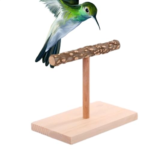 Vogelständer für - Naturholzvogelperch, T Form Schleiftraining Spielzeug | Bird Barch Stand für Tischplatte, Vogelübung Spielzeug für Liebe Vogel Karpfen Pudepapageien Mais, Vögel Liebhaber Vogelständer für - Naturholzvogelperch, T Form Schleiftraining Spielzeug | Bird Barch Stand für Tischplatte, Vogelübung Spielzeug für Liebe Vogel Karpfen Pudepapageien Mais, Vögel Liebhaber von Lunaobrik