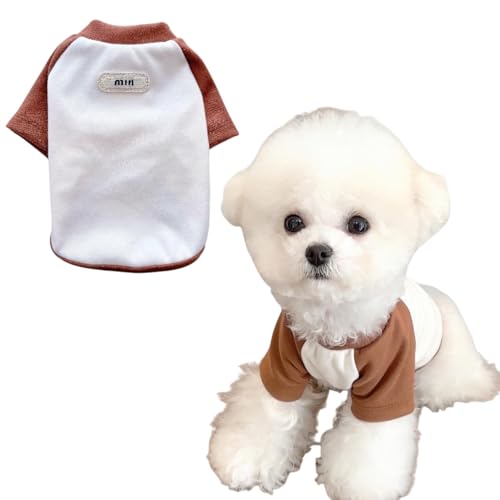 Einfarbige Hunde-T-Shirts für kleine und mittelgroße Hunde – weich, atmungsaktiv, kurzärmelig, Welpen-T-Shirt, niedliche Frühlings- und Sommer-Haustierkleidung, lässig, modisch, Khaki, Größe XXL Einfarbige Hunde-T-Shirts für kleine und mittelgroße Hunde – weich, atmungsaktiv, kurzärmelig, Welpen-T-Shirt, niedliche Frühlings- und Sommer-Haustierkleidung, lässig, modisch, Khaki, Größe XXL von Lunarthos