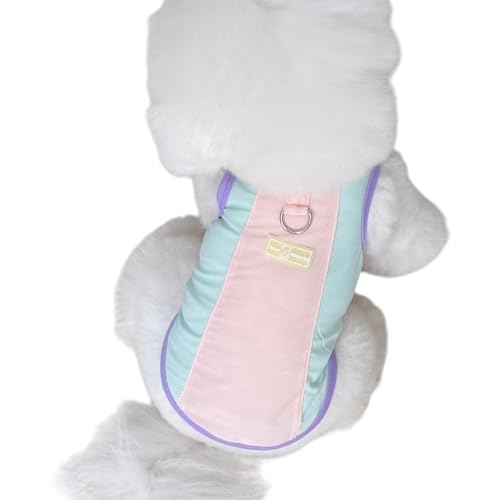 Eisseide Spleißweste mit Traktionsschlaufe, geeignet für kleine/mittelgroße Hunde, Sonnenschutz für Haustiere, atmungsaktiv, für den Außenbereich, Rosa, Größe XL Eisseide Spleißweste mit Traktionsschlaufe, geeignet für kleine/mittelgroße Hunde, Sonnenschutz für Haustiere, atmungsaktiv, für den Außenbereich, Rosa, Größe XL von Lunarthos