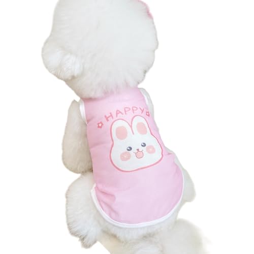 Kühlweste für Hunde für den Sommer, atmungsaktives Netzgewebe, Kühlkleidung für kleine Hunde, leichte Haustierweste für Spaziergänge im Freien und Hitzschlagprävention (Rosa, Größe XXL) von Lunarthos