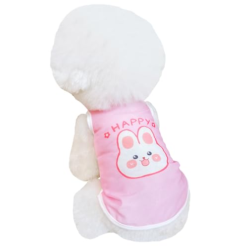 Kühlweste für Hunde für den Sommer, atmungsaktives Netzgewebe, kühlende Kleidung, leichte Haustierweste für Spaziergänge im Freien und Hitzschlagprävention (Rosa, Größe S) von Lunarthos