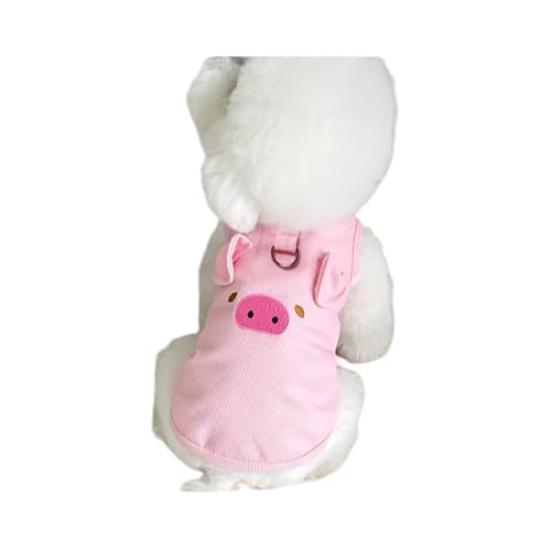 Niedliche, ärmellose Haustierbekleidung, Schweinepanda-Druck, Hundeweste für kleine und mittelgroße Hunde, atmungsaktive Sommer-Welpenkleidung, rosa Schwein, Größe XL Niedliche, ärmellose Haustierbekleidung, Schweinepanda-Druck, Hundeweste für kleine und mittelgroße Hunde, atmungsaktive Sommer-Welpenkleidung, rosa Schwein, Größe XL von Lunarthos