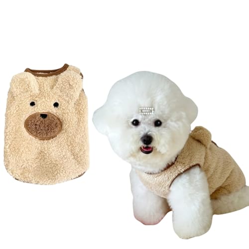 Weiche Plüsch-Hundeweste – bezaubernder, ärmelloser Winterpullover für kleine und mittelgroße Welpen, warme und stilvolle Kleidung für kaltes Wetter Weiche Plüsch-Hundeweste – bezaubernder, ärmelloser Winterpullover für kleine und mittelgroße Welpen, warme und stilvolle Kleidung für kaltes Wetter von Lunarthos