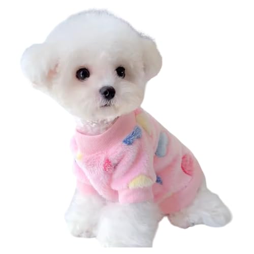 Weicher Winter-Hundepullover mit D-Ring, warmer Fleece-Pullover für kleine/mittelgroße Welpen, Urlaubs-Outfit für Jungen/Mädchen Weicher Winter-Hundepullover mit D-Ring, warmer Fleece-Pullover für kleine/mittelgroße Welpen, Urlaubs-Outfit für Jungen/Mädchen von Lunarthos