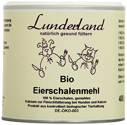 Lunderland - Bio-Eierschalenmehl, 400 g, 1er Pack (1 x 400 g) von B bangcool