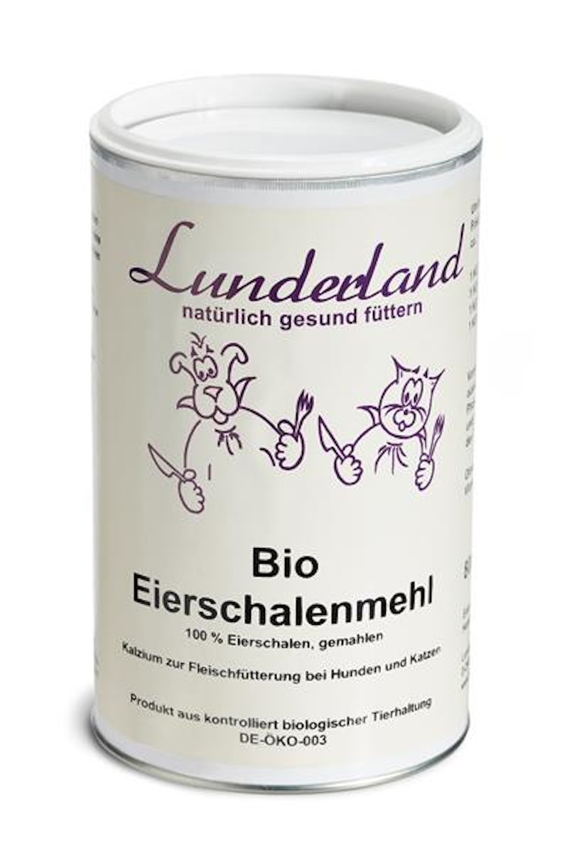 Lunderland Bio-Eierschalenmehl Nahrungsergänzung von Lunderland