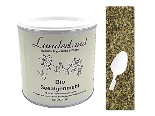 Lunderland Bio Seealgenmehl 400g, granuliert und ohne weitere Zusätze von Lunderland