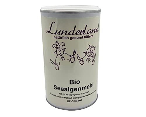 Lunderland Bio Seealgenmehl 800g, granuliert und ohne weitere Zusätze von Lunderland