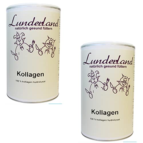 Lunderland Kollagen für Hunde und Katzen - Doppelpack - 2 x 600g von Lunderland