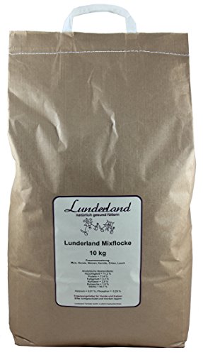 Lunderland - Mixflocke mit 30 Percent Gemüseanteil Flocken 10 kg, 1er Pack (1 x 10 kg) von Lunderland