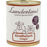 Lunderland Reinfleisch-Dose Rindfleisch mager 6x800 g von Lunderland
