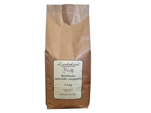 Lunderland Reisflocke vorgegart, geschält 7,5kg. Einzelfuttermittel für Hunde und Katzen Lunderland Reisflocke vorgegart, geschält 7,5kg. Einzelfuttermittel für Hunde und Katzen von Lunderland