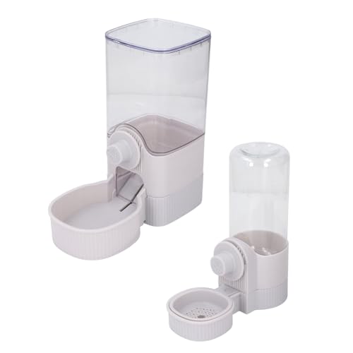 Automatisches Futter-Wasserspender-Set Zum Aufhängen, Großer Futterspender für Haustiere, Tränke für Katzen, Hunde, Kaninchen, Meerschweinchen (Kunststoff, 22,5 X 10 cm, 20 X 17 Automatisches Futter-Wasserspender-Set Zum Aufhängen, Großer Futterspender für Haustiere, Tränke für Katzen, Hunde, Kaninchen, Meerschweinchen (Kunststoff, 22,5 X 10 cm, 20 X 17 von Luocute