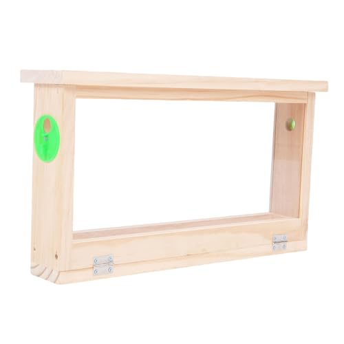 Bienenzuchtschachtel, Bienenstöckelboxen Starter -Kit mit Optimalem Luftstrom, Doppelseitiges Acrylboard -Holzbienen -Bienenstöcke Beobachtungsbox Flexibel mit Lüftungsschlitzen Bienenzuchtschachtel, Bienenstöckelboxen Starter -Kit mit Optimalem Luftstrom, Doppelseitiges Acrylboard -Holzbienen -Bienenstöcke Beobachtungsbox Flexibel mit Lüftungsschlitzen von Luocute