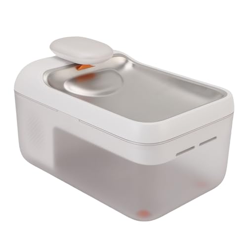 Haustierwasserbrunnen, 4,5 L/158 Unzen Großkapazität Stecker in Leiser Edelstahl Automatischer Wasserspender für Große Hunde Katzen Haustierwasserbrunnen, 4,5 L/158 Unzen Großkapazität Stecker in Leiser Edelstahl Automatischer Wasserspender für Große Hunde Katzen von Luocute