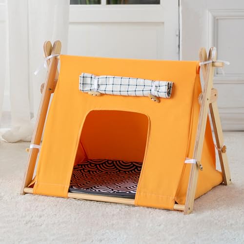 Katzenzeltbett, Waschbares Tragbares Haustierhaus Four Seasons Universelles Atmungsaktives Katzenhaus mit Abnehmbarem Design für Sauberkeit, Privater Raum für Sicherheit, Katzenzeltbett, Waschbares Tragbares Haustierhaus Four Seasons Universelles Atmungsaktives Katzenhaus mit Abnehmbarem Design für Sauberkeit, Privater Raum für Sicherheit, von Luocute
