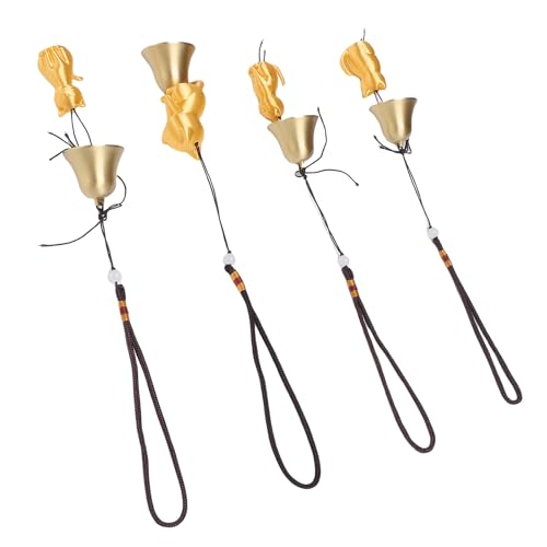 Luocute 4pcs Katzenwind -, Handgefertigte Metall -Pla -Gartenkatze Windfänger, Romantische Katzenwindhäfen, für Gärten, Yards, Veranden, von Luocute