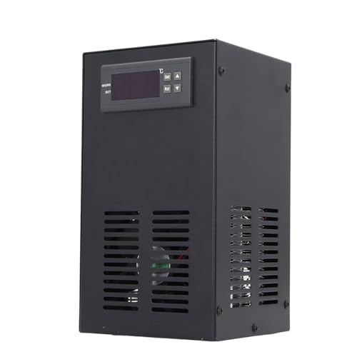 Luocute Aquarium Chiller, 70 -W -Aquarium -Wasserkühler Ruhees Design Hydroponisches Kühlsystem für 20L -Fisch -Axolotl -Korallen -Tanking für Korallengarnelenfischhydroponische (EU-Stecker) von Luocute