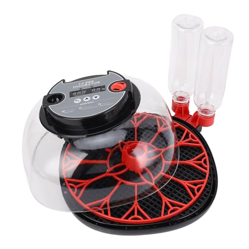Luocute Automatische Eier Inkubator, 12 Eier ABS -PET -Geflügel -Schlupfmaschine mit Automatischer Eier -Dreh -Candling -Bewässerungstemperaturkontrolle für Hühner Gänse Ente, Schlüpfen von Luocute