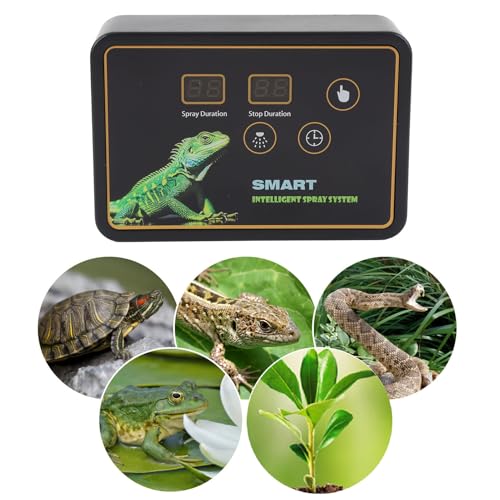Luocute Automatisches Reptilienmister -System mit Timer, 360 ° Einstellbares Düsen Intelligentes Nebelsystem für Reptilien Terrarien Regenwaldtank -Tempel Timer -Nebelsystem, Quiet Touch Luocute Automatisches Reptilienmister -System mit Timer, 360 ° Einstellbares Düsen Intelligentes Nebelsystem für Reptilien Terrarien Regenwaldtank -Tempel Timer -Nebelsystem, Quiet Touch von Luocute