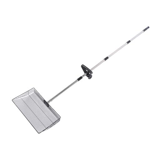 Luocute Großer Metallhähnchenkacke Schaufel, Einstellbares Griff Anti -Stick -Design Edelstahl Hühnermüll Schaufel Schaufel für Haustierabfälle Luocute Großer Metallhähnchenkacke Schaufel, Einstellbares Griff Anti -Stick -Design Edelstahl Hühnermüll Schaufel Schaufel für Haustierabfälle von Luocute