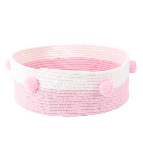 Luocute Katzenkratzer Schlafbett, Hand Stricken Baumwollseil Katzenbetthaus, Stabiler und Robuster Ruhestätte für Haustiere, Stilvolles Aussehen, Verformung, Passt zu Verschiedenen (#2) von Luocute