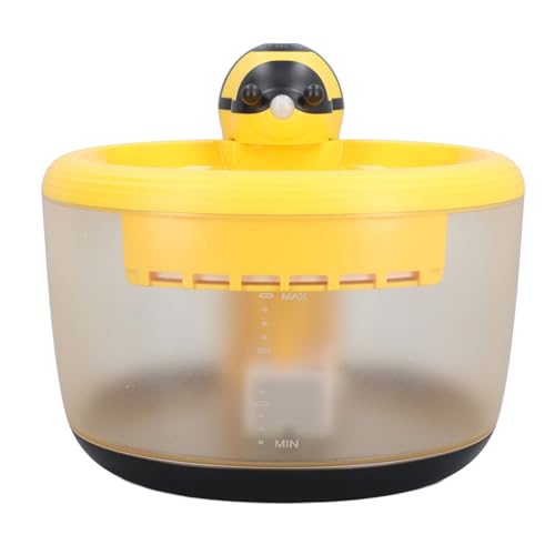 Luocute Katzenwasserbrunnen, 2,2 L, Automatische Hundetränke mit Bewegungssensor, Batteriebetriebener Haustierwasserspender für Katzen und Hunde, Haustierwasserbrunnen mit Filter und Luocute Katzenwasserbrunnen, 2,2 L, Automatische Hundetränke mit Bewegungssensor, Batteriebetriebener Haustierwasserspender für Katzen und Hunde, Haustierwasserbrunnen mit Filter und von Luocute