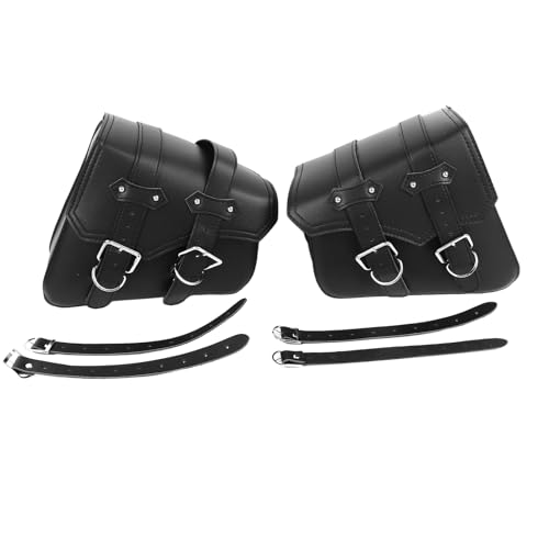 Luocute Motorrad -Satteltasche mit Großer Kapazität, PU -Lederschwingungstasche für Motorräder mit Motorrad -Seitenbeutel mit Werkzeugen, Ersatzkleidung, Essen und Getränken, Luocute Motorrad -Satteltasche mit Großer Kapazität, PU -Lederschwingungstasche für Motorräder mit Motorrad -Seitenbeutel mit Werkzeugen, Ersatzkleidung, Essen und Getränken, von Luocute