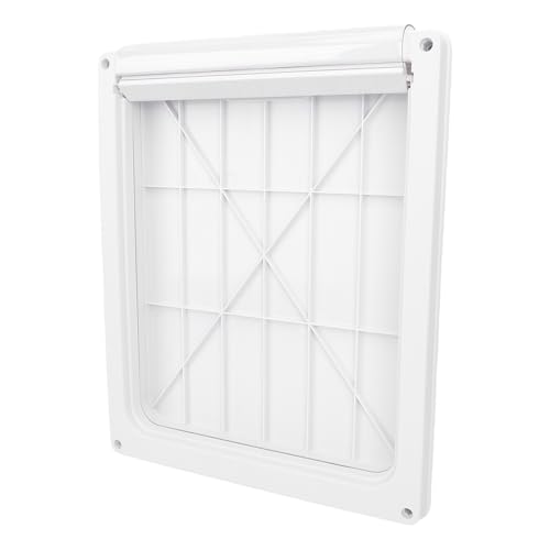 Luocute Petentür der Wandeingabe, 17.32x14.37x1.65 Zoll Energieeffizienter Innenwände Wetterfestes Wetter, die Leicht zu Installieren Sind, Haustür mit Transparenter Klappe Wetterfeste (L) von Luocute