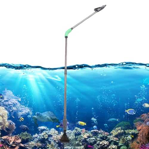 Luocute Professioneller Fischtank Siphon-Reiniger, Leicht mit Trümmern, Geeignet für 50-90 cm Fischtank. Vereinfachen Sie den Reinigungsprozess bei Kristallklaren Wasserbedingungen von Luocute