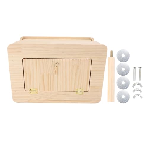 Luocute SCAKEET Nesting Bock, Holznest -Zuchtschachtel für Finch Lovebirds Kakerlon von Luocute