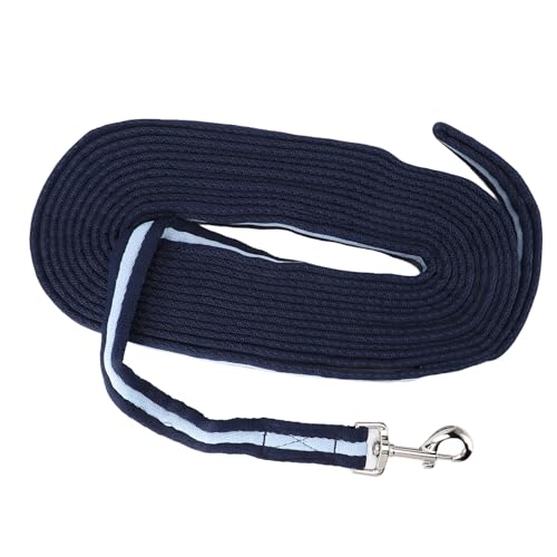 Trainingsleine für Pferde, Vieh, Pferdeleinen, Kompakt und Leicht, Pferdetrainingsseil, Marineblau, 26,2 Fuß Polyester-Edelstahl-Pferdezügel für Pferdeführungsreiten Trainingsleine für Pferde, Vieh, Pferdeleinen, Kompakt und Leicht, Pferdetrainingsseil, Marineblau, 26,2 Fuß Polyester-Edelstahl-Pferdezügel für Pferdeführungsreiten von Luocute