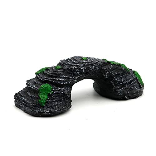 Luojuny Aquarium-Miniatur-Landschaftsdekoration, 3D-Effekt, Aquarium-Dekoration, Schildkröte, Plattform für Geschenk, S von Luojuny