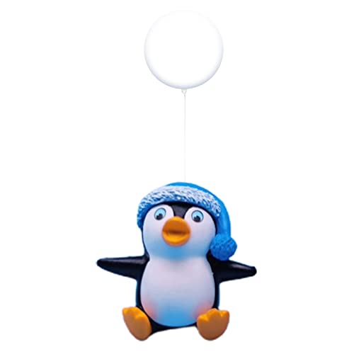 Luojuny Aquarium-Ornament, nicht verformt, dekorative Sicherheit, niedliche Pinguin-Form, Aquarium, Unterwasser-Anhänger, für Zuhause, Blau von Luojuny