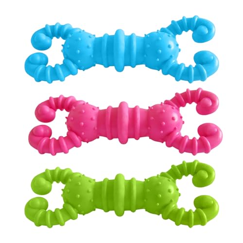 Luojuny Backenzähnen-Beulen für Hunde, Spielzeug, bissfest, interaktives Spielzeug zur Reinigung, Hummerform, Zahnsteinprävention, Zahnpflege, Kauen, helle Farben, zufällige Farbe, 1 Stück Luojuny Backenzähnen-Beulen für Hunde, Spielzeug, bissfest, interaktives Spielzeug zur Reinigung, Hummerform, Zahnsteinprävention, Zahnpflege, Kauen, helle Farben, zufällige Farbe, 1 Stück von Luojuny