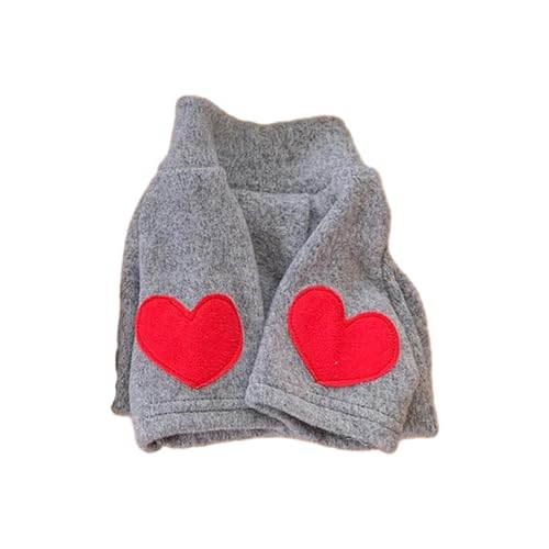 Luojuny Gemütlicher Haustierpullover, präzise Verkabelung, Haustierpullover, modisches Liebesmuster, Hunde-Shirt, bequem, warm, Katze, zweibeinig, Kleidung, Haustierbedarf, Grau, Größe XL Luojuny Gemütlicher Haustierpullover, präzise Verkabelung, Haustierpullover, modisches Liebesmuster, Hunde-Shirt, bequem, warm, Katze, zweibeinig, Kleidung, Haustierbedarf, Grau, Größe XL von Luojuny
