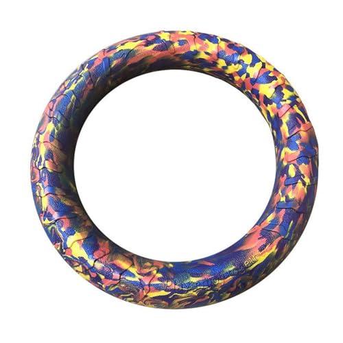 Luojuny Hundespielzeug aus EVA-Material, elastisches EVA-Hundespielzeug, leicht, schwimmend, Kauspielzeug, bissfest, interaktiver Hundetrainingsring für Outdoor-Aktivitäten, Mischung, Farbe L Luojuny Hundespielzeug aus EVA-Material, elastisches EVA-Hundespielzeug, leicht, schwimmend, Kauspielzeug, bissfest, interaktiver Hundetrainingsring für Outdoor-Aktivitäten, Mischung, Farbe L von Luojuny