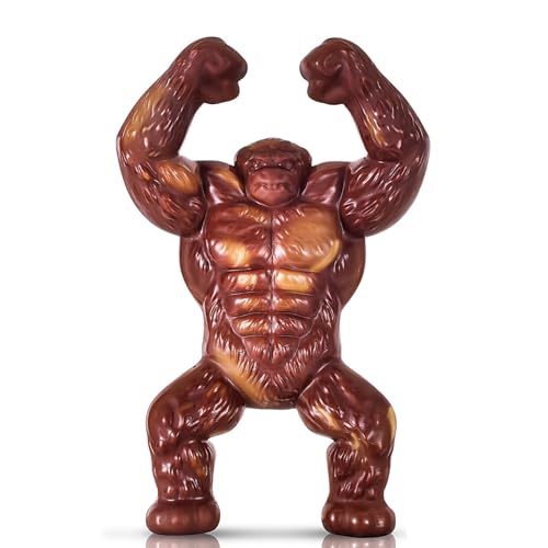 Luojuny Hundezahnreinigung Kauspielzeug Schleifen Realistische Gorilla-Form für Hunde Langlebiges Nylon Bissfest Haustier Rot Luojuny Hundezahnreinigung Kauspielzeug Schleifen Realistische Gorilla-Form für Hunde Langlebiges Nylon Bissfest Haustier Rot von Luojuny