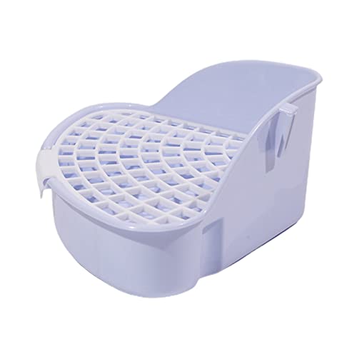 Luojuny Kaninchentoilette, abnehmbar, spritzwassergeschützt, fächerförmig, für kleine Haustiere, Hamster, Kaninchenkäfig, Toilette, Haustierzubehör, Blau Luojuny Kaninchentoilette, abnehmbar, spritzwassergeschützt, fächerförmig, für kleine Haustiere, Hamster, Kaninchenkäfig, Toilette, Haustierzubehör, Blau von Luojuny