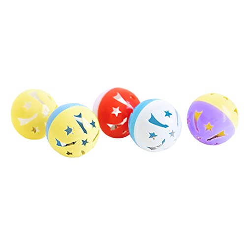 Luojuny Katzenspielzeug, wiederverwendbar, interaktiv, Unterhaltung, bequem, klein, klingend, Haustier-Spielzeug-Roller für Zuhause, zufällige Farbe Luojuny Katzenspielzeug, wiederverwendbar, interaktiv, Unterhaltung, bequem, klein, klingend, Haustier-Spielzeug-Roller für Zuhause, zufällige Farbe von Luojuny