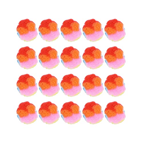 Luojuny Katzenspielzeug-Ball, schöne Farben, lindert Langeweile, Polypropylen, lustige Katzen, Hüpfball, Spielzeug, Haustierzubehör, 20 Stück Luojuny Katzenspielzeug-Ball, schöne Farben, lindert Langeweile, Polypropylen, lustige Katzen, Hüpfball, Spielzeug, Haustierzubehör, 20 Stück von Luojuny