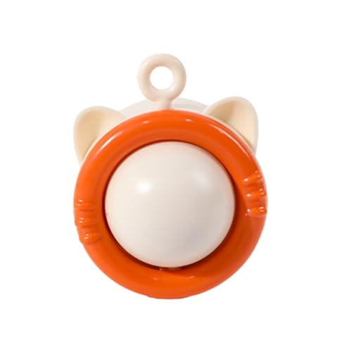 Luojuny Katzenspielzeug Rotary Catnip Teeth Cleaning Promote Oral Heath Sticky Back Wall Mounted Replaceable Catnip Ball Interactive Cat Licking Toy for Cats Wall Cat Licking Cat Bite Toy Cat Nipp von Luojuny