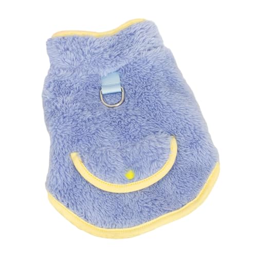 Luojuny Niedliche Haustierkleidung, wendbar, Plüsch, Hundekleidung, Pullover, bequem, modisch, bequeme Haustierkleidung, Blau, Größe XL Luojuny Niedliche Haustierkleidung, wendbar, Plüsch, Hundekleidung, Pullover, bequem, modisch, bequeme Haustierkleidung, Blau, Größe XL von Luojuny