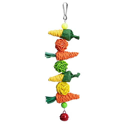 Luojuny Papagei Kletterspielzeug Kreative Formen Zahnreinigung Leicht Vogel Papagei Schaukel Spielzeug Hängende Ornament Haustierbedarf C von Luojuny